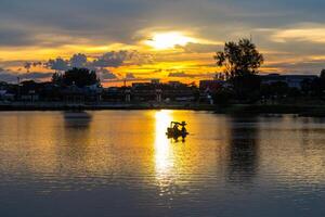 Sunset Sky at the park photo