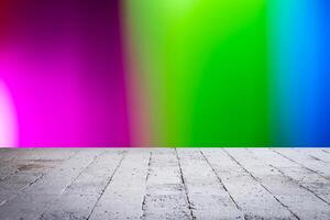 Colorful defocused lights background photo