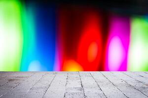 Colorful defocused lights background photo