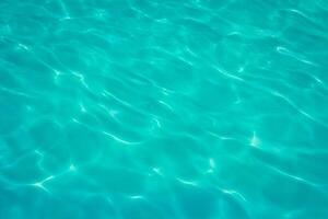 swimming pool with sunny reflections photo