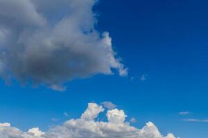 Clouds in the blue sky photo