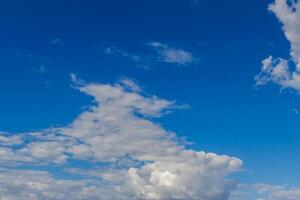 Clouds in the blue sky photo