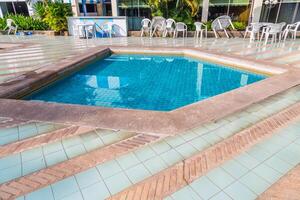 Swimming pool at hotel photo