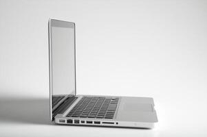 Professional Laptop on white background photo