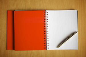 The stylish notebook for business photo