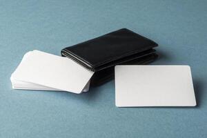 Business cards blank mockup - template photo