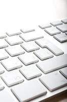 Modern aluminum computer keyboards for computer photo