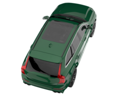 realistisk sUV isolerat på transparent bakgrund. 3d tolkning - illustration png