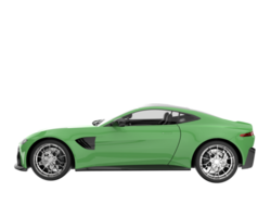 sport auto geïsoleerd Aan transparant achtergrond. 3d renderen - illustratie png