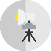 Studio Lighting Vector Icon Design