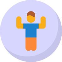 Person Exercising Vector Icon Design