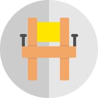 diseño de icono de vector de silla de director