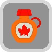 Maple Syrup Vector Icon Design