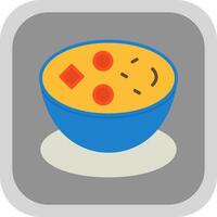 Clam Chowder Vector Icon Design