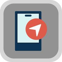 Navigation App Vector Icon Design