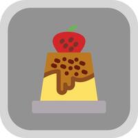 Pudding Vector Icon Design