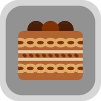 Tiramisu Vector Icon Design