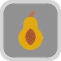 Papaya Vector Icon Design