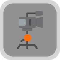 Camera Tripod Vector Icon Design