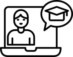 Online Learning Vector Icon
