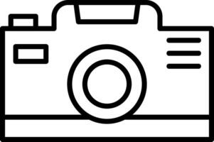 icono de vector de cámara de fotos