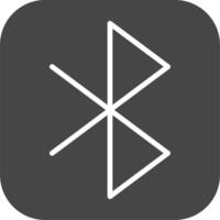 icono de vector de bluetooth