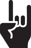 Hand icon symbol vector image. Illustration of the isolated finger hand touch human design. EPS 10