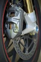 Detail of the sport motorcycle photo