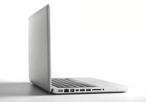 Professional Laptop on white background photo