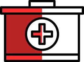 First aid kit Vector Icon Design