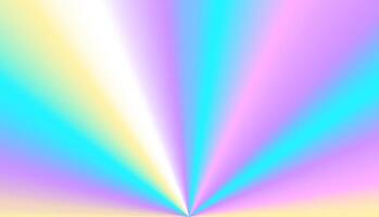 Rainbow holographic background. vector