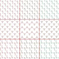 Flat seamless pattern with christmas candy pattern on white background. Holiday illustration. Isolated white background. Christmas food set vector