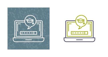 Digital Learning Vector Icon