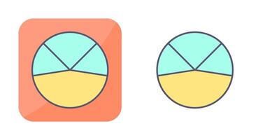 Pie Chart Analysis Vector Icon