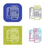 fax Machine Vector Icon