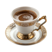 Turkish coffee isolated on transparent background png