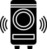 Woofer Glyph Icon vector