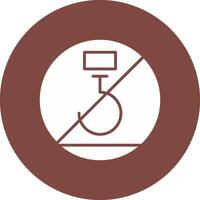 Use No Hooks Glyph Multi Circle Icon vector