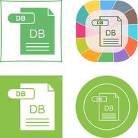 DB Icon Design vector