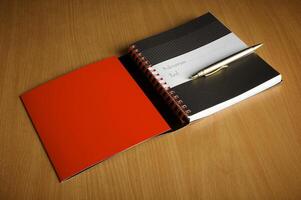 The stylish notebook for business photo