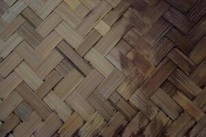 tejido bambú es un arte desde Indonesia foto
