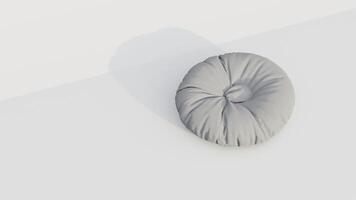 3d rendering round beanbag photo