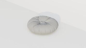 3d rendering round beanbag photo