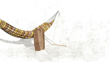 3d rendering hammock photo