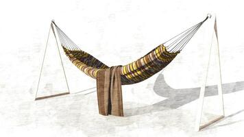 3d rendering hammock photo