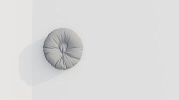 3d rendering round beanbag photo