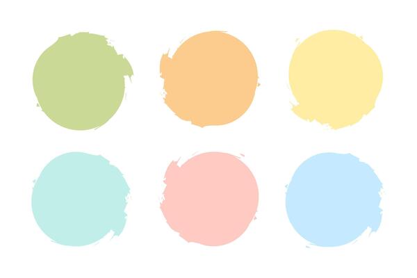 Watercolor circle highlight for social media stories. Stylish design element for beauty shop,bloggers and social page cover. Hand drawn round frame