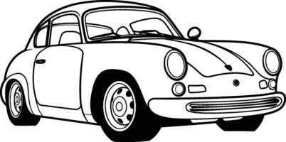 Classic car icon. Simple illustration of classic car icon for web vector