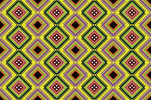 Ikat tribal African seamless pattern vector