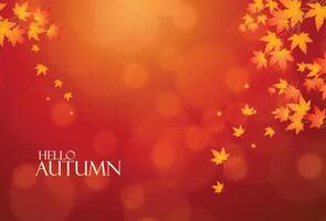 Autumn season style background design. vector